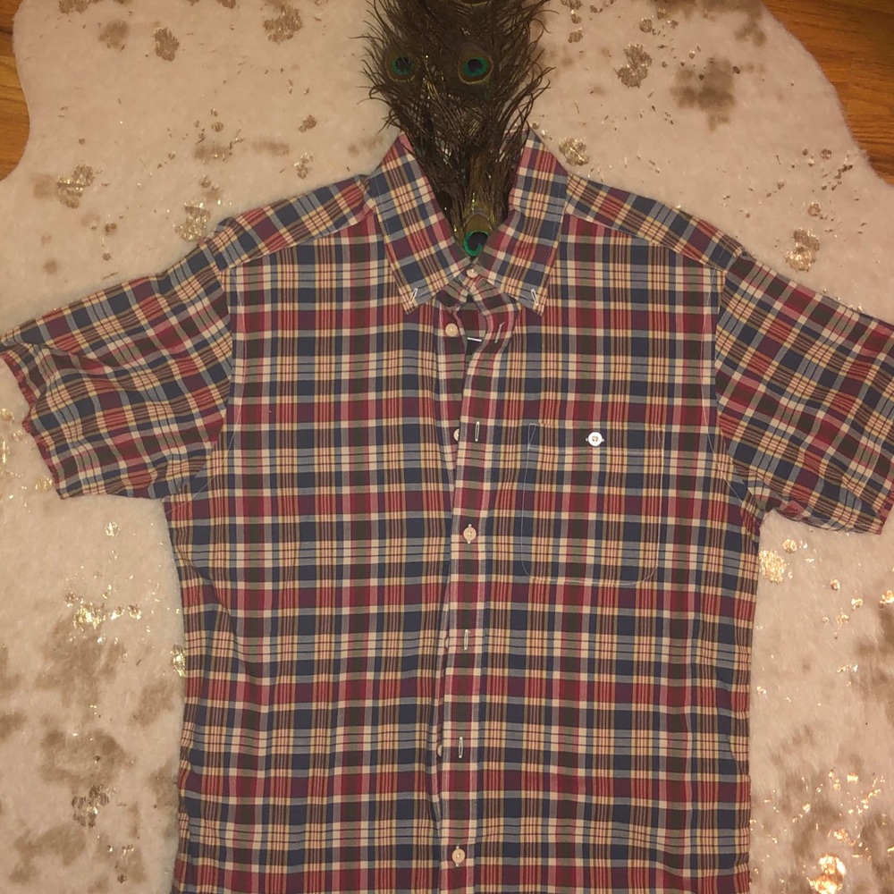 Orvis men’s plaid shirt